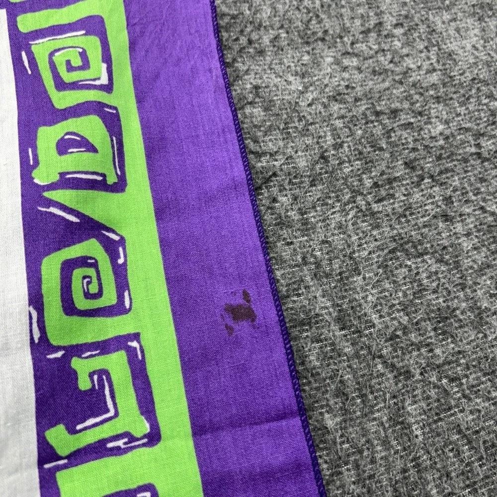 1990 Teenage Mutant Ninja Turtles Surfing Cowabunga Bandanna Handkerchief